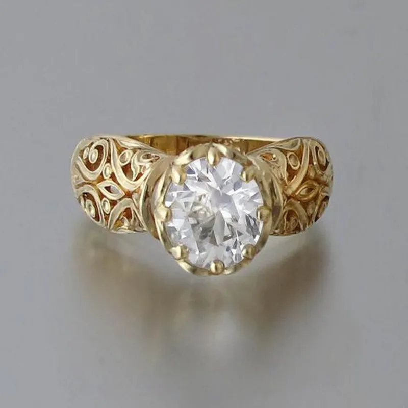Elegante Witte Zirkonia Ring