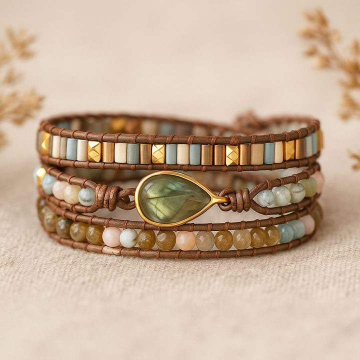 ラブラドライト・プロテクションブレスレット