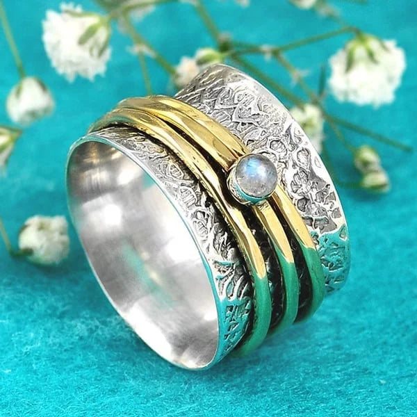 Maansteen Meditatie Ring