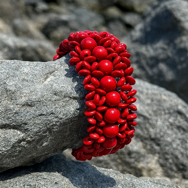 レッドコーラルバイタリティブレスレット