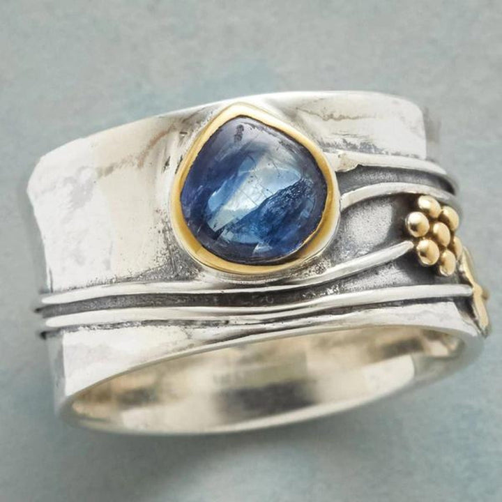 Boheemse edelstenen meditatie ring