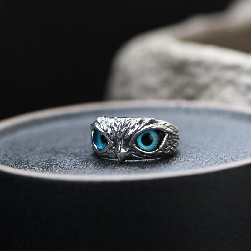 サイズOwl of Fortune シルバーとオパールのアジャスタブル・リング