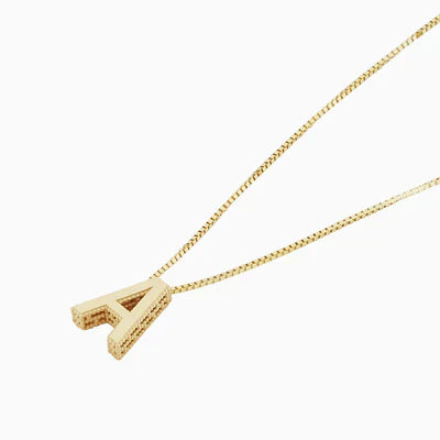 Ketting met liefdesletter initialen