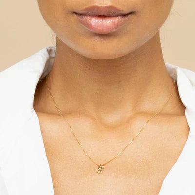 Ketting met liefdesletter initialen