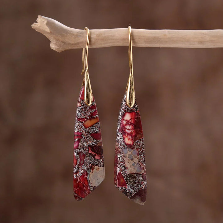 レッドレガライト ダングルイヤリング