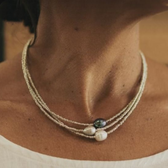 Vintage Zoetwater Parel Ketting