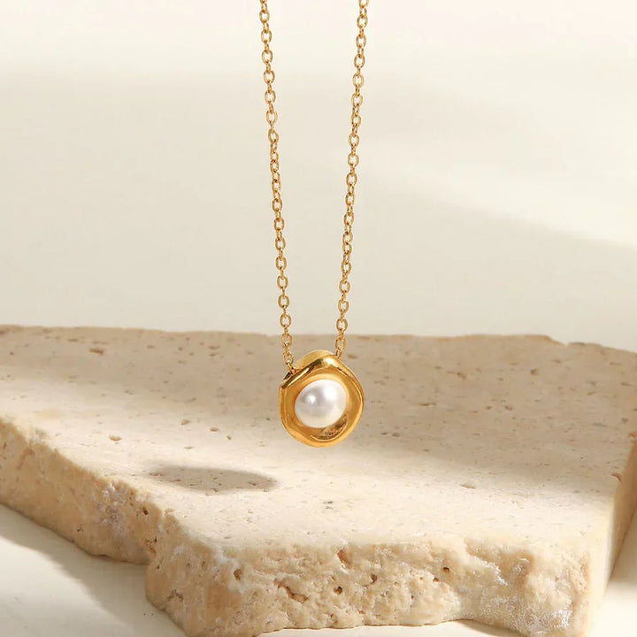Gouden Gecoate Zoutwater Parel Hanger