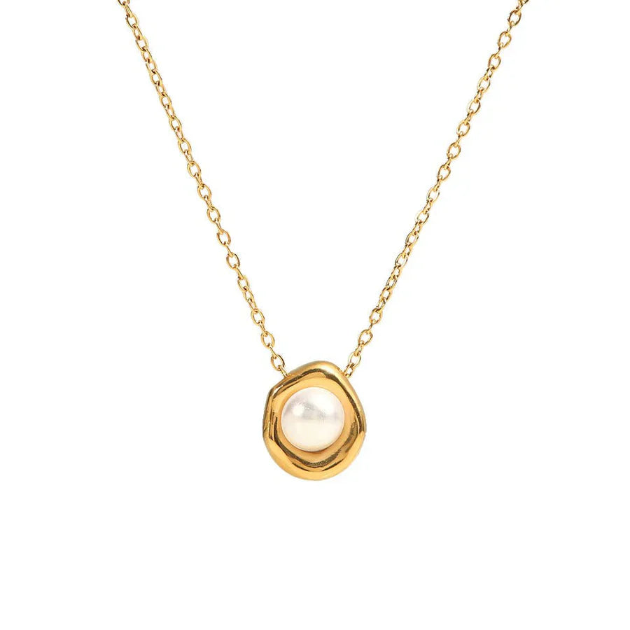 Gouden Gecoate Zoutwater Parel Hanger